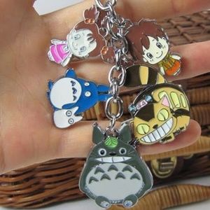 Totoro Cartoon Anime Fashion Metal Charm Keychain